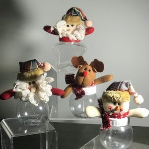 Christmas Candy Jar Set